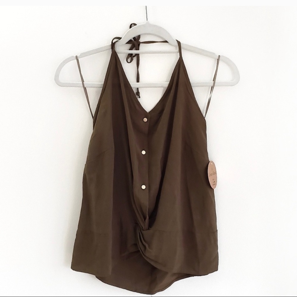NWT Urban Romantics Linen Blend Tank Top